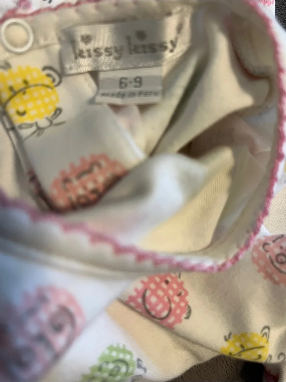 Kissy kissy 6-9 month two piece baby girls outfit